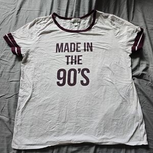 Forever 21 Gray and Purple Plus Size Top